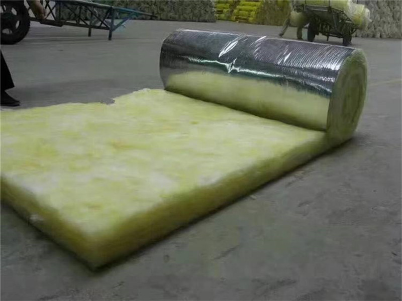 防火铝箔贴面玻璃棉卷毡